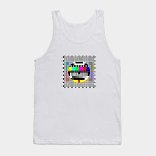 Test card grid Tank Top